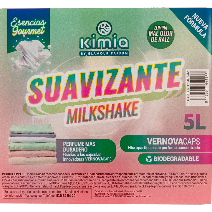 KIMIA-Pack-Premium-2-en-1-Detergente-Summer-Dreams-Suavizante-Milkshake-2×5-L-2.webp